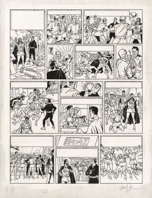 Van Dongen | Blake et Mortimer T. 31 La menace Atlante | Galerie Champaka
