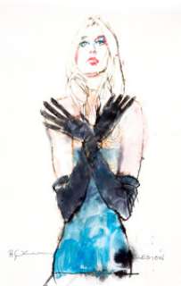 Bill Sienkiewicz - Sydney Barrett Legion Illustration Original Art (c. 2017). A unique image of Sydney Barrett, - | Heritage