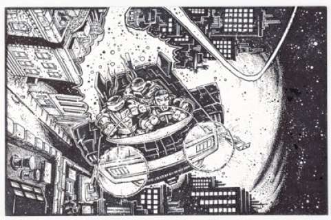 Kevin Eastman Teenage Mutant Ninja Turtles: Urban Legends #3 Cover Original Art (IDW, 2018).... | Heritage