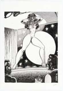 Rodriguez, Spain | Spain Rodriguez Stripper Original Art (1992).... | Heritage