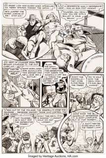 Webb, Robert - Robert Webb Jungle Comics #146 Story Page 4 Capt. Terry Thunder Original Art (Fiction House, 1952)....