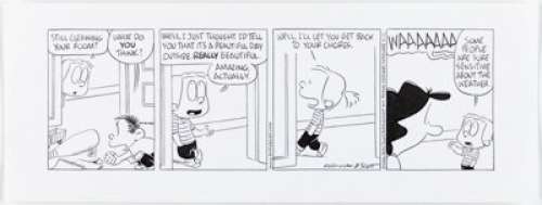 Rick Kirkman And Jerry Scott | Baby Blues Daily Comic Strip Original Art dated 4-12-06 (King Features Syndicate, 2006). | Heritage