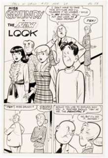 Harry Lucey Archie’s Pals ’n’ Gals #50 Story Page 1 Original Art (Archie, 1969). | Heritage