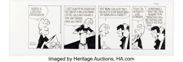 Jerry Scott and Jim Borgman Zits Daily Comic Strip Original Art dated 2-7-03 (King Features Syndicate, 2003). | Heritage