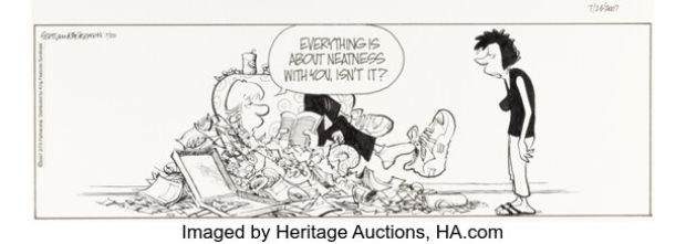 Jerry Scott and Jim Borgman Zits Daily Comic Strip Original Art dated 7-25-07 (King Features Syndicate, 2007). | Heritage