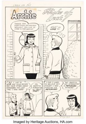 Harry Lucey and Terry Szenics Laugh #109 Story Page 1 Original Art (Archie, 1960). | Heritage