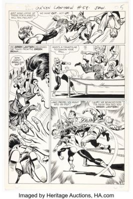 Gil Kane and Sid Greene Green Lantern #58 Story Page 5 Original Art (DC, 1968). | Heritage