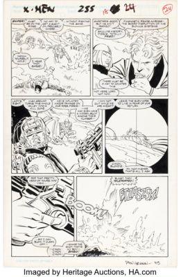 Marc Silvestri and Dan Green The Uncanny X-Men #255 Story Page 18 Original Art (Marvel, 1989). | Heritage