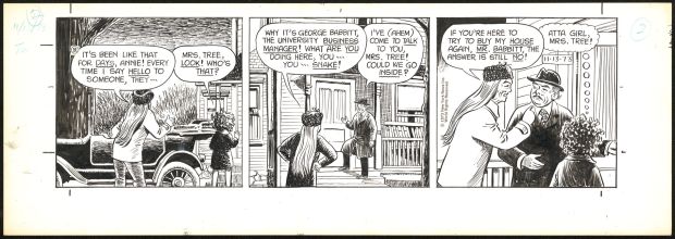 Tex Blaisdell | Little Orphan Annie daily strip | Galerie Laqua