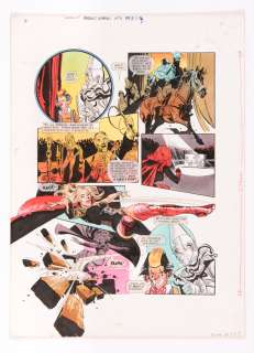 Bionic Woman original artwork (1977) by John Burns for Look-in No 11 | Comic Book Auctions ltd