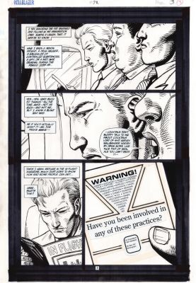 Steve Dillon | Hellblazer #72 Page 3 by Steve Dillon | Panel Gallery
