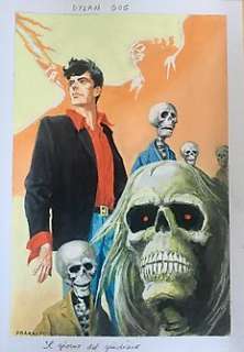 Dylan Dog - Severino Baraldi - illustrazione originale omaggio a Dylan Dog - Loose page