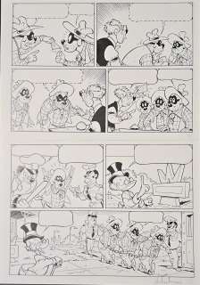 Tavola originale + Preliminare a matita Money is only Andrea Ferraris pag. 8A-8B | Venere Comic Art