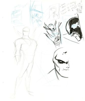 Dave Bullock Hand-Drawn Comic Illustration for Covers n Book DC M27 | eBay US (Buy It Now)