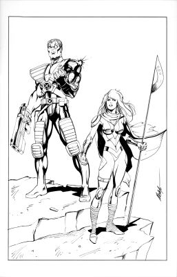 Cable and Hope Summers Commission by MC Wyman