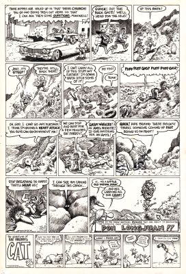 Gilbert Shelton & Dave Sheridan | Th e 7 th Voyage of the Fabulous Furry… | Galerie Laqua