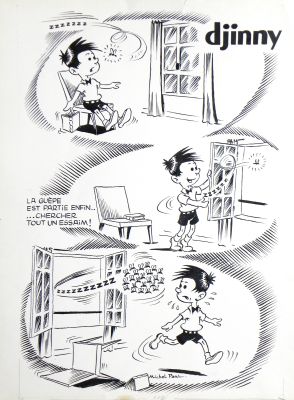 » La Guépe » – Michel-Paul Giroud | « Djinny » – Planche Originale | Zic et Bul