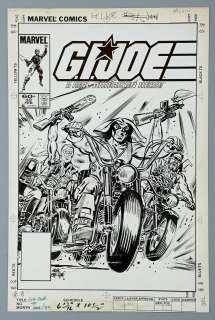 G.I. JOE: A REAL AMERICAN HERO #32 (1985) - Frank Springer Hand-Drawn Cover Artwork | Propstore