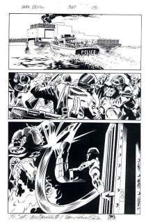 Colan, Gene - Daredevil # 367 pg 15 - Bud La Rosa and Harry Candelario inks