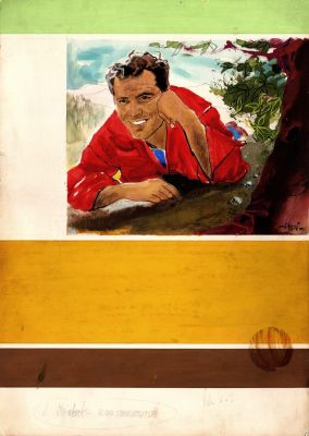 Mario Tempesti | Copertina Al Dio Sconosciuto (John Steimbeck, Pavone Mondadori) | Tavole Originali