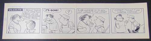 Charles Schulz. Hagemeyer. Rare Unpublished Daily. | Weiss Auctions
