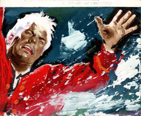 Mario Tempesti | Copertina Il Capitano del Connecticut (C.S. Forester, Pavone Mondadori) | Tavole Originali