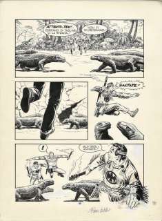 Tex #349 - Fabio Civitelli - tavola originale "Abissi" - Loose page - (1989) | Catawiki