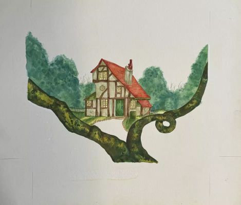 Lot 106 - Snow White Original Vintage 1970’s Book Artwork & COA & Copy of Page Free Post In UK | misc / divers