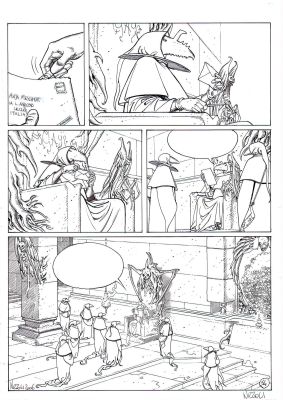 Marco Nizzoli | Le Jour des magiciens vol.4 p.54 | Tavole Originali
