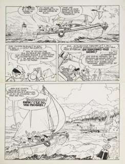 Greg Michel | Achille Talon Planche 19 de l’album l’Archipel de Sanzunron... | Vermot et Associés