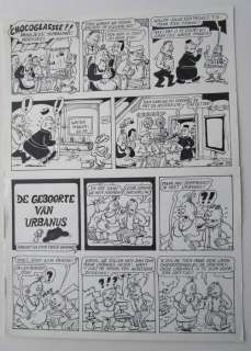 Linthout, Willy - Originele pagina - Urbanus 14 - De geboorte van Urbanus - (1987) | Catawiki