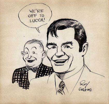Roy Crane | Buzz Sawyer & Rosco Sweeney in Lucca | Tavole Originali
