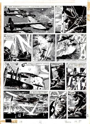 Alberto Breccia | La bomba rimbalzante p.7 (Corriere dei Piccoli n.18 del 1971) | Tavole Originali