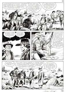 Tex n. 661 - Danubio - 2x Tavole Originali "Ricercato vivo o morto" - Loose page - (2015) | Catawiki