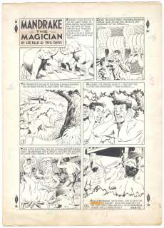 Lee Falk & Phil Davis | Falk & Davis - Mandrake 1949 | Russ Cochran