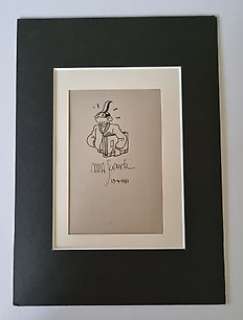 Joost Swarte | Swarte, Joost - Originele tekening Jopo de Pojo in passe-partout - (1991) | Catawiki