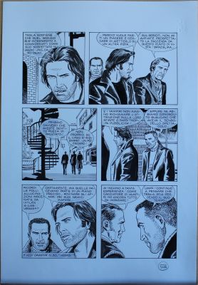 Giovanni Freghieri | Tavola originale per DAMPYR SPECIALE  2 ‘GLI ORRORI DI LONDRA’. Cm. 33 x 48. Pagina 53. SBE 2006. | Art e Fumetto