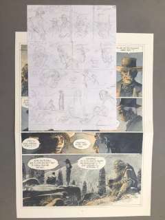 Hermann - Planche original crayonné - Duke T.2 - Celui qui tue - (2018) | Catawiki