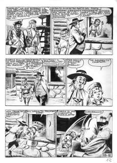 Il Grande Blek n. 33-12 - Tavola Originale EsseGesse - Loose page - First edition - (1970) | Catawiki