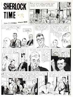 Breccia Alberto | "Sherlock Time - La Vedova", 1959 | Urania Casa d’Aste