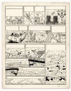 Jacques Martin | LEFRANC Encre de Chine pour l’avant-dernière planche de | Millon