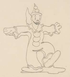 KOKO THE CLOWN ORIGINAL PRODUCTION DRAWING. | Hake’s