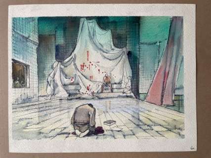 Manara, Milo - Dessin original couleur - Apparanza Inganna | Catawiki