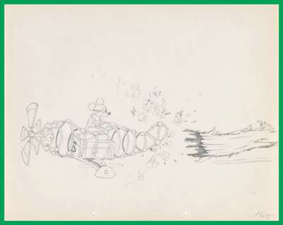 THE MAIL PILOT PRODUCTION DRAWING FEATURING MICKEY MOUSE. | Hake’s