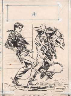 Divers | Kansas Kid, illustration Ã  l’encre de Chine p… | Banque Dessinée