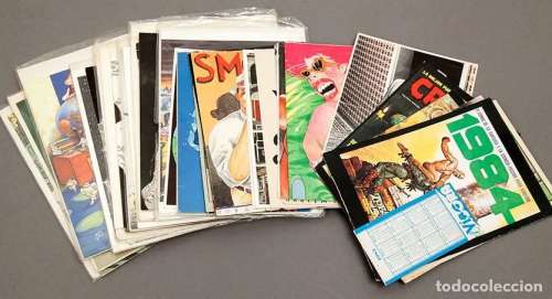 POSTALES COMIC - 36 POSTALES - AÑOS 80 - MOEBIUS, LIBERATORE, BILAL, MAX | todocoleccion (Buy It Now)