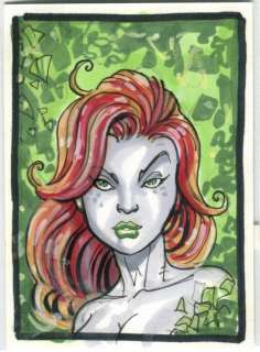 Scott James - Poison Ivy Card Art - 2007 Signed