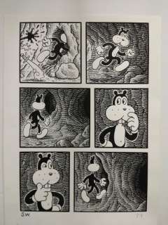 Woodring, Jim | Woodring, Jim - Planche originale - Frank T5 - Frank et le congrès des bêtes - (2011) | Catawiki