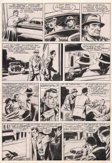 Poïvet (Raymond) | Colonel X, planche remontée n°49 Ã  l’encre … | Banque Dessinée