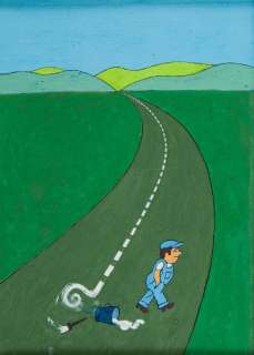 Zbigniew Lengren (1919 - 2003) | Zbigniew Lengren | Drogi, szosy, ilustracja satyryczna | Desa Unicum